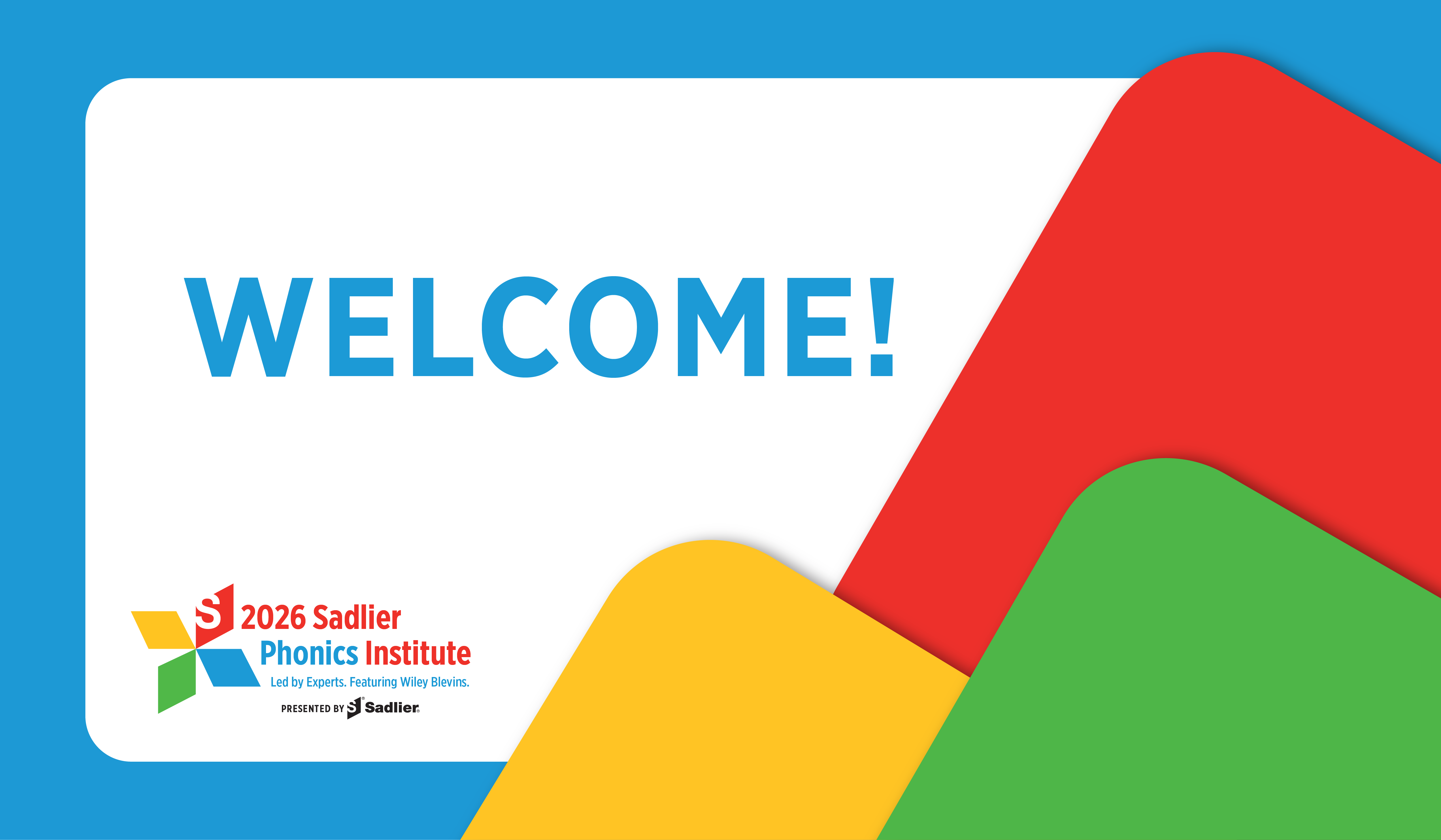 2026 Sadlier Phonics Institute: On Demand Access