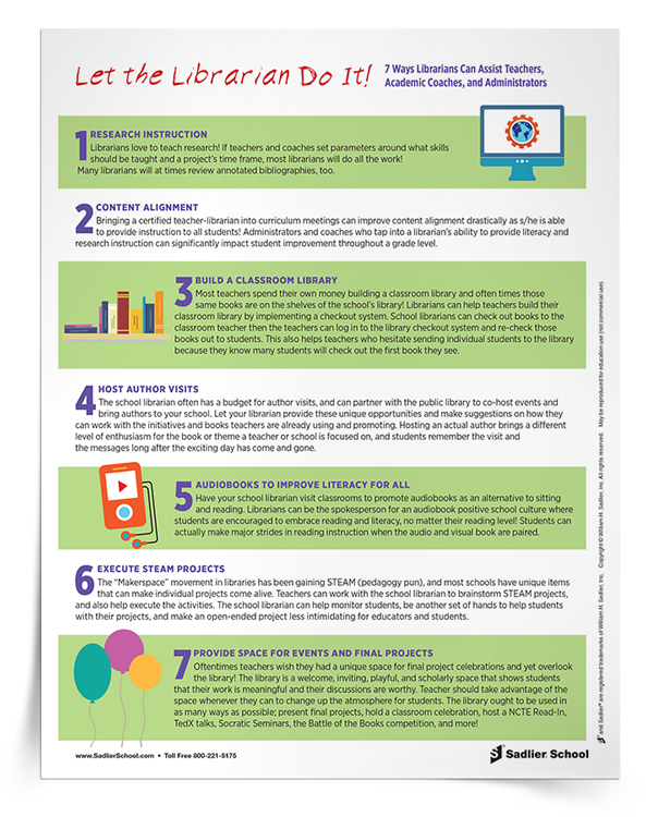 Let the Librarian Do It! Tip Sheet