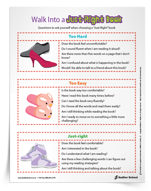 Walk Into a Just-Right Book Lesson