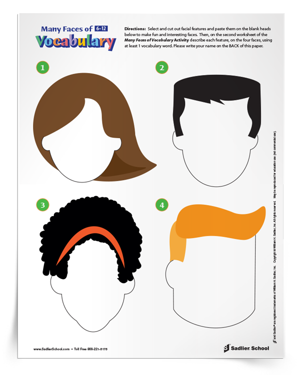 Many Faces of Vocabulary Activity