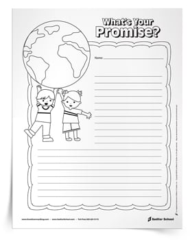 What's Your Promise? Writing Activity