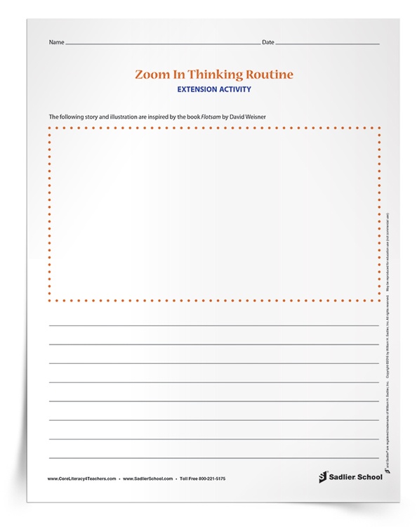 Zoom In Thinking Routine Activity