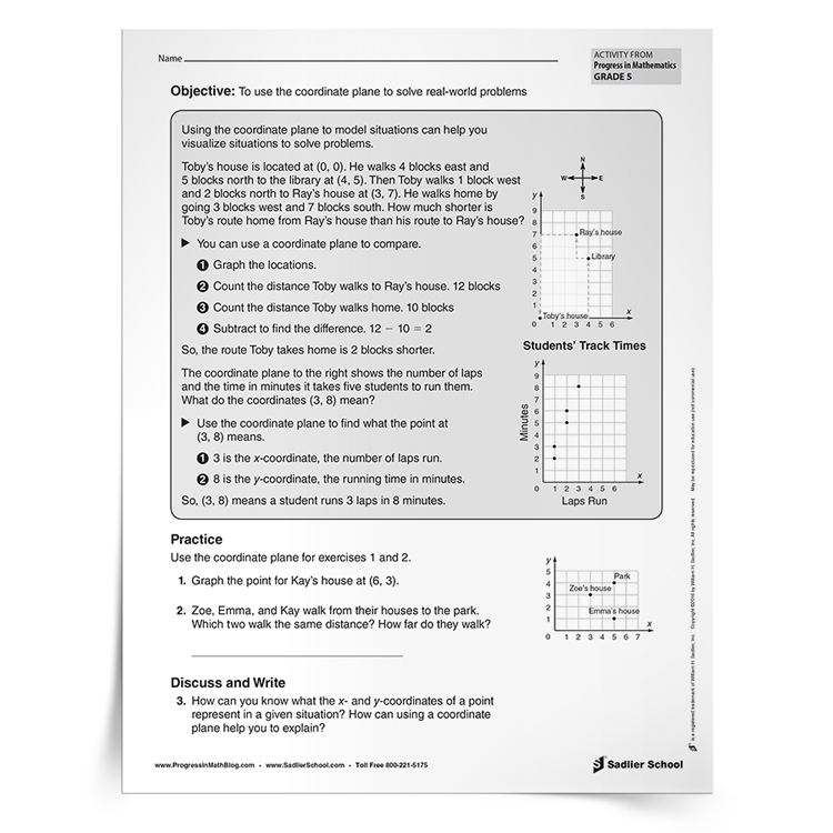 Coordinate Plane Activities