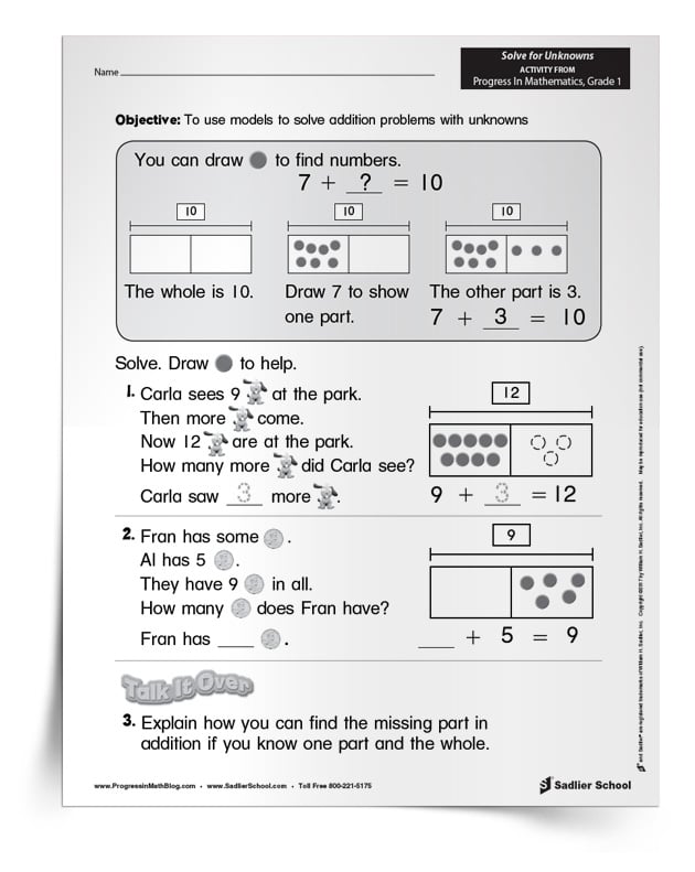 Algebraic Thinking Activities