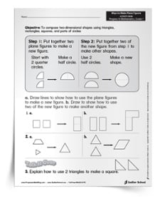 Ways to Make Plane Figures Activity